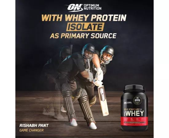 Optimum Nutrition Gold Standard 100% Whey Protein Powder Vanilla Ice Cream 2 lbs
