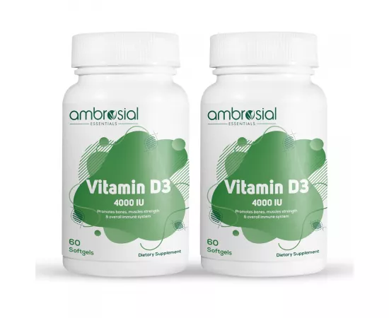 Ambrosial Vitamin D3 4000 IU Pack 120's