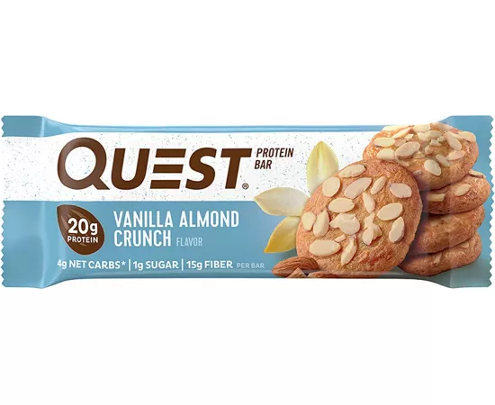 Quest Nutrition Protein Bar Vanilla Almond Crunch Pack of 12