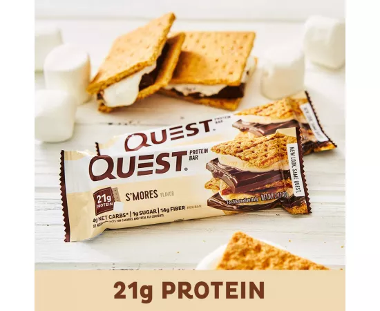 Quest Nutrition Protein Bar S'mores Pack of 12