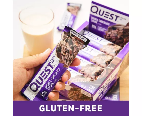 Quest Nutrition Protein Bar Double Chocolate Chunk Pack of 12
