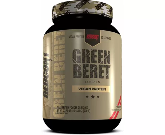 Redcon1 Green Beret Vegan Protein Strawberry Flavor 930g