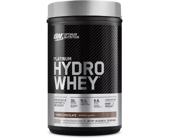 Optimum Nutrition Platinum Hydrowhey Protein Powder Turbo Chocolate 820 g