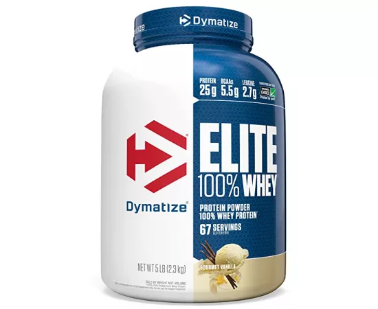 Dymatize Elite 100% Whey Protein Gourmet Vanilla  5 lbs (2.3 kg)