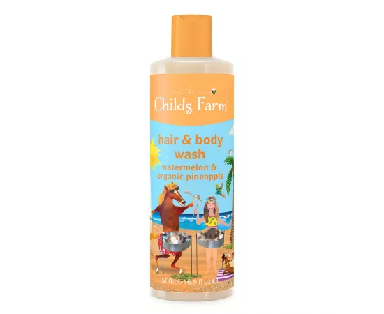 Childs Farm Hair & Body Wash - Watermelon & Organic Pineapple, 500ml