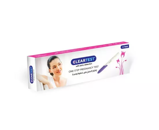 Clear Test Pregnancy Rapid Test Midstream 2 Test Per Box