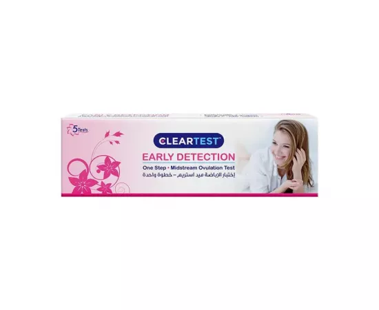 Clear Test Early Detection Midstream Ovulation Test 5's Per Box