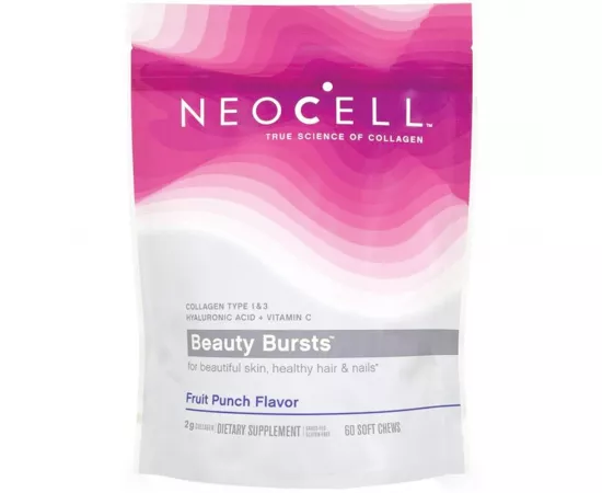 Neocell Beauty Bursts Fruit Punch Soft Chews 60's