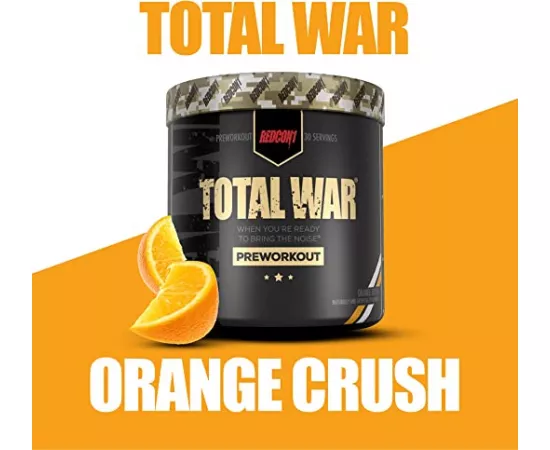 Redcon1 Total War Pre Workout Orange Crush Flavor 441g