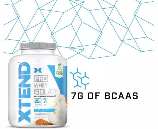 XTEND Pro Whey Isolate Protein Powder Vanilla Icecream 70 Servings