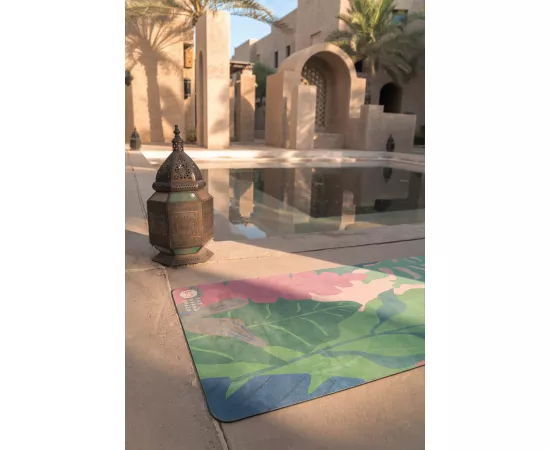 Oasis Leaves | Eco Yoga Mat | by THE ASANA SPACE TM