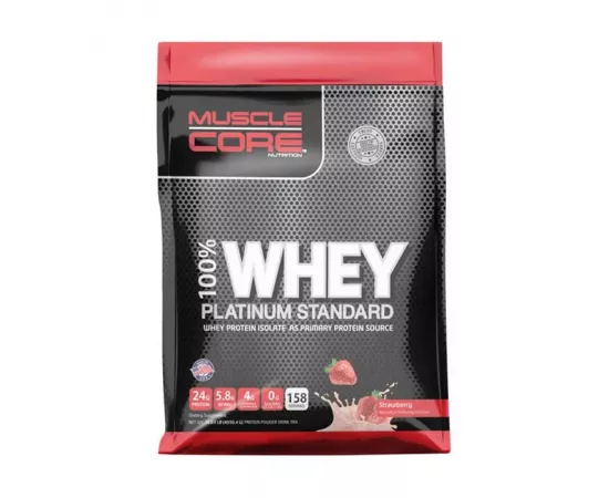 Muscle Core Whey Platinum Standard Strawberry Flavor 10lbs