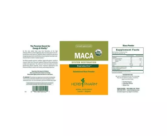 Herb Pharm Maca Powder 7 Oz