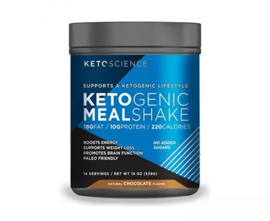 Ketoscience Ketogenic Meal Shake Natural Chocolate 14 Servings 539 g