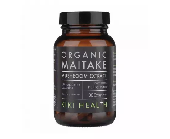 Kiki Health Organic Maitake Mushroom Extract Vegetarian Capsules 60's
