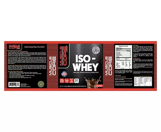 Muscle Core Nutrition ISO-Whey Protein Chocolate 2.13 lb (967g)