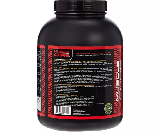 Muscle Core Nutrition  100% Whey Platinum Standard Strawberry 5 lbs (2246g)