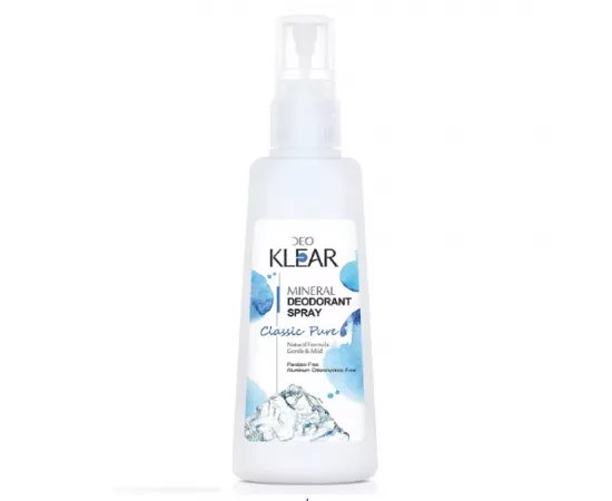 Deo Klear Mineral Deodorant Spray – Classic Pure 100 ml