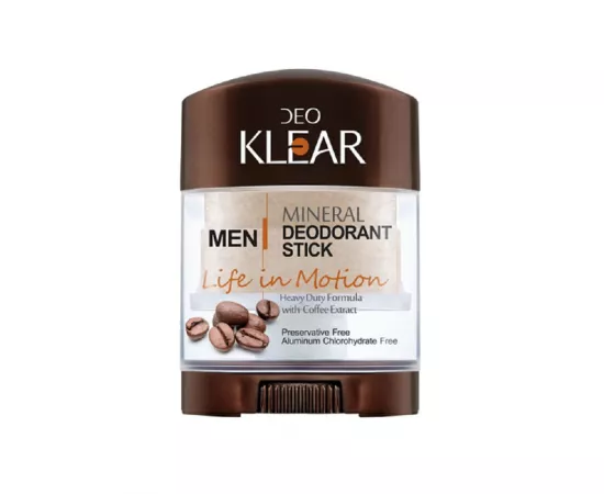 Deo Klear Mineral Deodorant Stick – Life in Motion Men Stick 70 gm