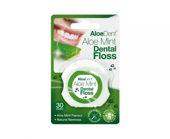 Optima Health AloeDent Aloe Mint Dental Floss 30 metre
