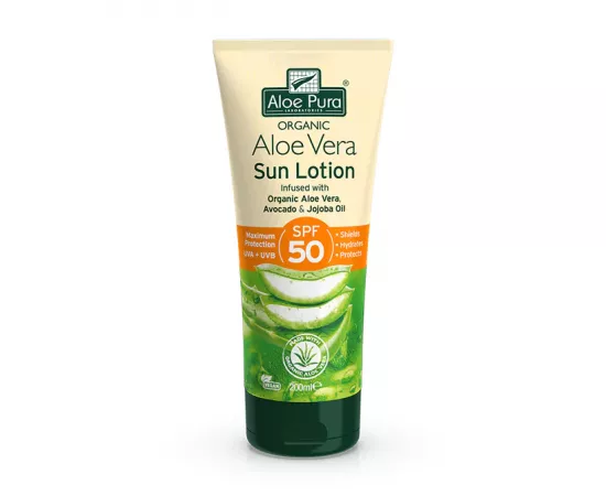 Optima Health Aloe Vera Sun Protection SPF 50 200 ml
