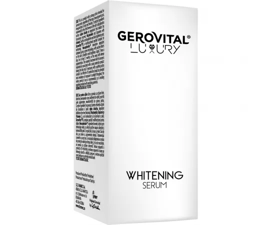 Gerovital Luxury Whitening Serum 15 ml (Vit C 2%, PH 4.5-6)