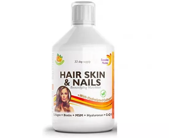 Swedish Nutra Collagen Hair Skin & Nails Liquid 500 ml