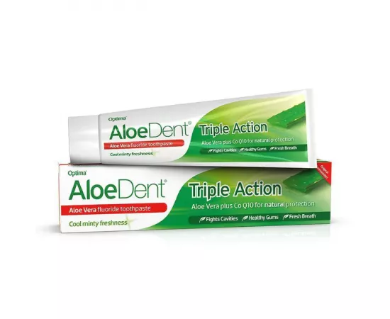 Optima Health AloeDent Triple Action Toothpaste With Fluoride 100 ml