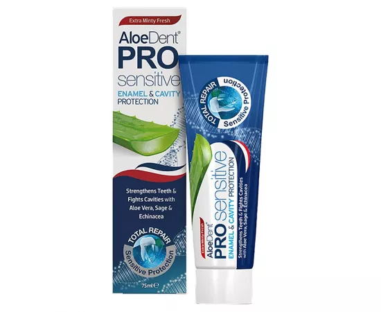 Optima Health AloeDent Pro Sensitive Enamel & Cavity Protection 75 ml
