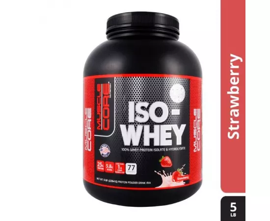 Muscle Core Nutrition ISO-Whey Strawberry 5 lb (2264g)