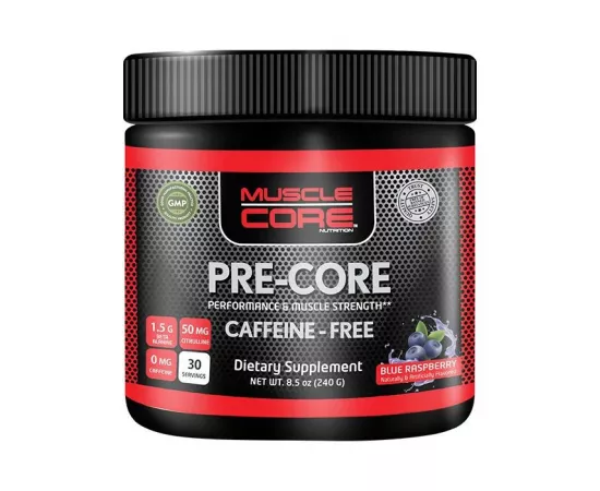 Muscle Core Pre-Core Caffeine Free Blue Raspberry 240g