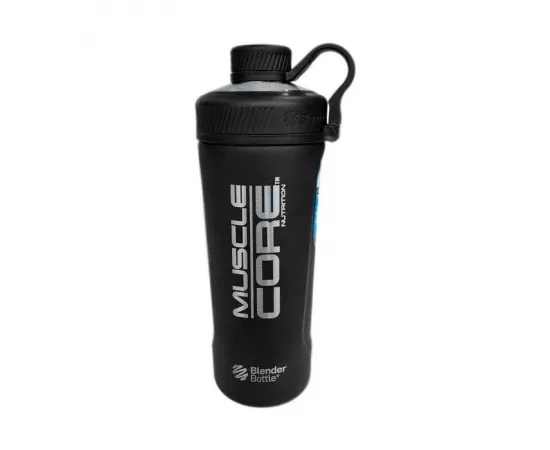 Muscle Core Blender Bottle Stainless Steel Black 26 oz.