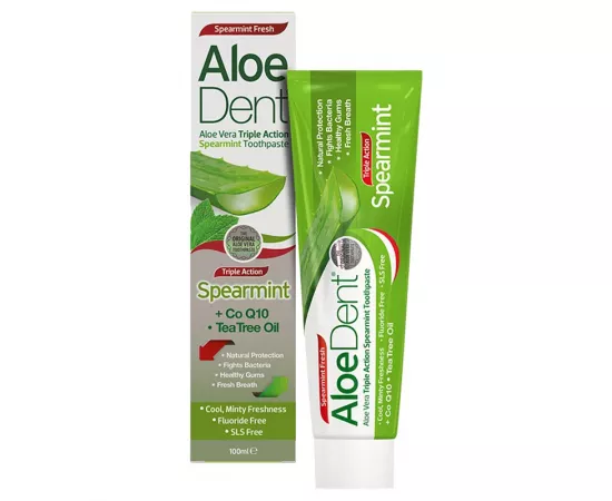 Optima Health AloeDent Triple Action Spearmint Toothpaste 100 ml