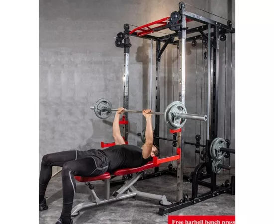 1441 Fitness Heavy Duty Smith Machine with Cable Crossover