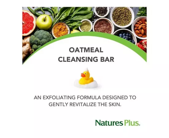 Natures Plus Oatmeal Cleansing Bar 3.5 oz Bar