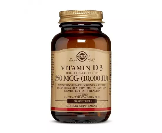 Solgar Vitamin D3 10000 IU Cholecalciferol Softgels 120's