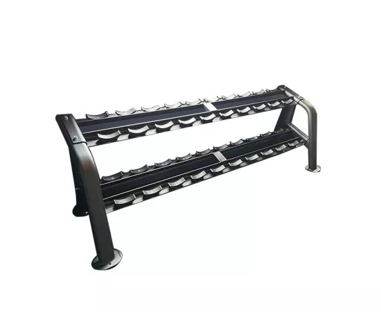 OEMMEBI Commercial Quality 2 Tier Dumbbell Rack - 10 Pairs