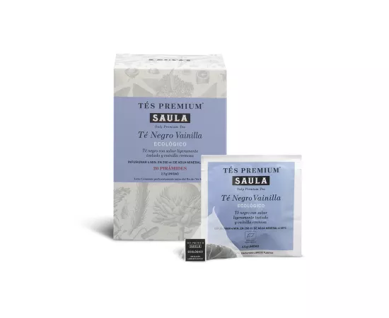 Vanilla Flavoured Black Tea Organic, 20 Tea Bags