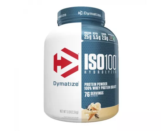 Dymatize ISO 100 Hydrolyzed Protein Gourmet Vanilla 5 lb (2.3 kg)