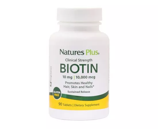 Natures Plus Biotin 10 mg Tablets 90's