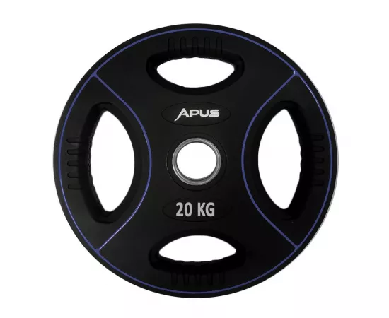 Apus Premium Olympic Rubber Weight Plates - 20 Kg