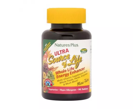 Natures Plus Ultra Source Of Life Lutein Energy Enhancer Tablets 90's