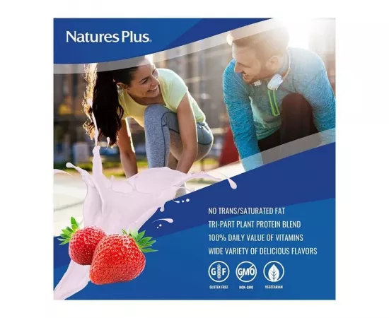 Natures Plus Spiru-Tein Strawberry 2.4 Lbs 1088 g Can