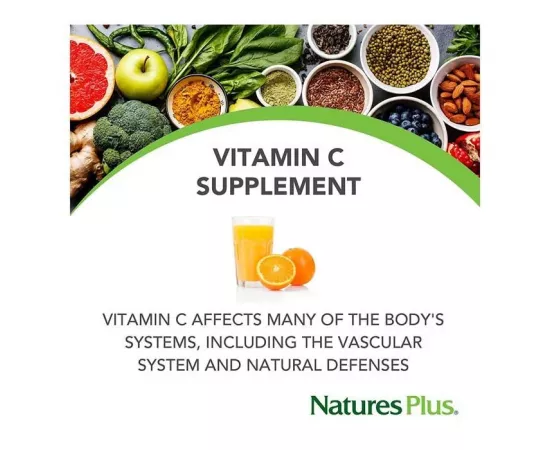 Natures Plus Vitamin C 1000 mg Capsules 90's