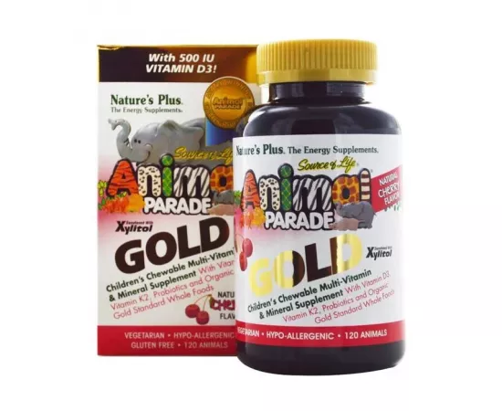 Natures Plus Animal Parade Gold Multi Chewables Cherry 120's