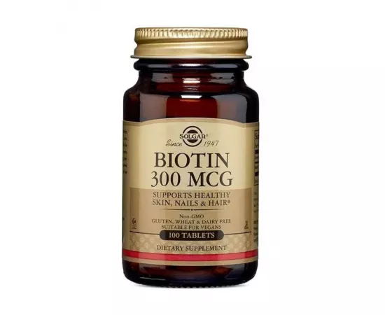 Solgar Biotin 300 MCG Tablets 100's