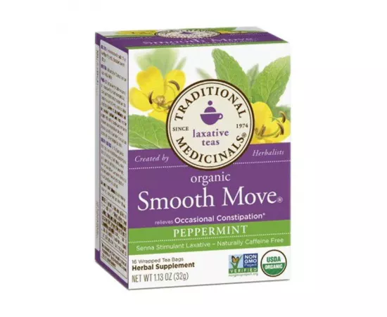 Traditional Medicinals Smooth Move Peppermint 16 Tea Bags