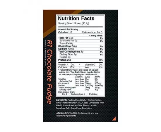 Rule1 Protein Chocolate Fudge 76 Servings 4.85 lb