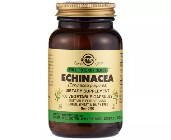 Solgar Full Potency Echinacea Vegetable Capsules 100's