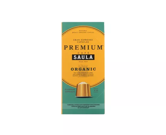 Premium Organic Coffee Capsules x10. Nespresso® Compatible